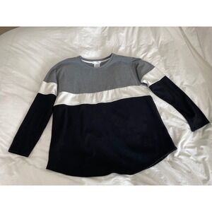Movemama Nursing Sweatshirt Colorblock Hidden Zipper Maternity Postpartum 2XL